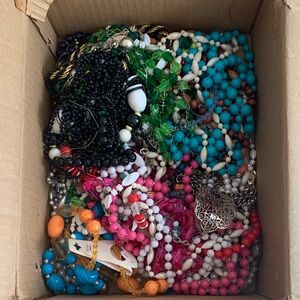 Colorful Beaded Necklace Set